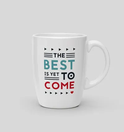 Seramik Kupa "The Best Is Yet To Come" 330 ml