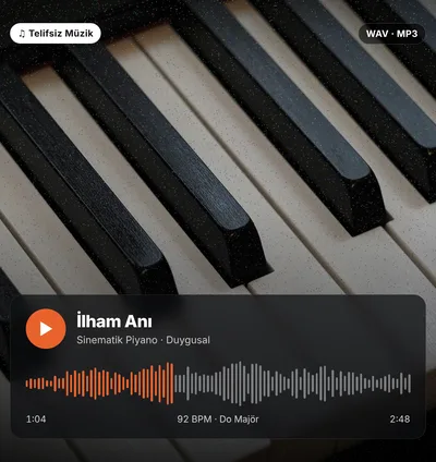 İlham anı piyano müziği